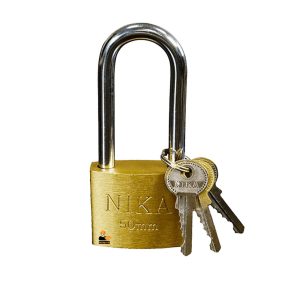 قفل اویز پایه بلند ۵۰ نیکا